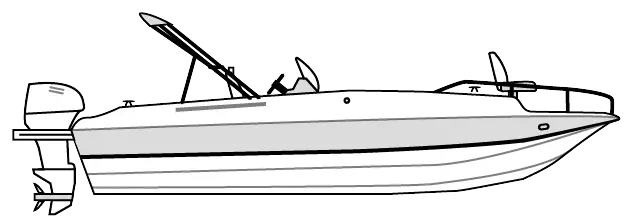 DECK BOAT - Modified V 